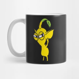 yellow pikmin eavesdropping Mug